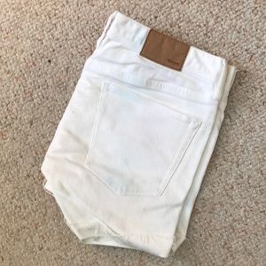 White Madewell Jean Shorts